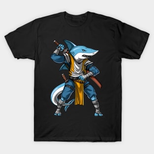 Shark Samurai Ninja T-Shirt